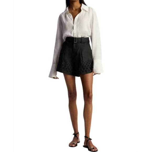 NEW A.L.C. kali shorts in black - Picture 1 of 6